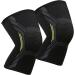 VITTO knee support men/women - knee support to relieve knee pain osteoarthritis knee meniscus (L pack of 2) 2-pack L
