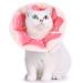 Supet Rewrise cat adjustable neck rope cat collar restoring collar stonewar collar Cone after surgery and injuries (donuts m) m (neck: 21.5-30.5cm) donate