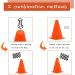 40 Pcs Panxxsen Traffic Cones & Racing Checkered Flags Set - Great for Racing Car Party Supplies & Kids Birthday Decorations - Buy Online on GoSupps.com