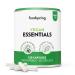 foodspring - Vegan Essentials all-in-one multivitamin complex in 120 highly dosed & gelatin-free capsules - Food supplement preparation with 5 essential vitamins & minerals each