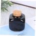 Gogogmee Medicine Cup Liquid Powder Container Clear Ceramic Storage Bottle Dappen Empty Mini Jars with Lids Cerace Manicure Bottle Wooden Cap Cork Art Small Bamboo Porcelain Cup Travel Nail 7.50X5.50X5.50CM Black - Buy Online on GoSupps.com