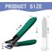 Stainless Steel Heavy Duty Toenail Clippers for Thick Nails - Ideal for Seniors and Women - Green - Buy Online on GoSupps.com