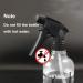 Mister Spray Bottle 250ml - Adjustable Spray Storage Container for Hair, Plants, and Home Cleaning - Buy Online on GoSupps.com