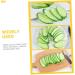 TOYANDONA 10pcs Simulation Cucumber Slice Simulation Green Cucumber Decorative Foam Fruit Realistic Fruit Fake Cheese Fake Cucumber Fake Pineapple Child Fake Vegetables Vegetable Slices Pvc - Buy Online on GoSupps.com