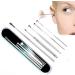 CAOMIAN 2sets Stainless Steel Portable Spiral Choose Ear Wax Health Stick Cure Cleaner Cleaning Kit Ear Care Removal Tools - Buy Online on GoSupps.com