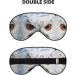 SSIMOO Snowy Owl Eyes Print Eye Mask - Ultra-Soft Light-Blocking for Ultimate Comfort & Sleep - International Shipping Available - Buy Online on GoSupps.com