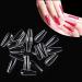 500 PCS Ballerina Fake Nails - Acrylic Artificial Nail Tips Coffin Shape Long Clear Box 10 Sizes - Buy Online on GoSupps.com