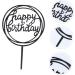 Acrylic Cake Picks & Dessert Toppers | Chic Round Cake Topper for Birthdays & Celebrations - 9x0.1x13 cm - Buy Online on GoSupps.com