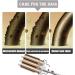 Lockenstab 3 Triple Barrels - 25mm Wave Iron for Beach Waves & Curls | Tourmaline Ceramic Digital Temp Display | Perfect for Long/Short Hair - Gold Finish - Buy Online on GoSupps.com