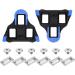 Blue CNC Road Bike Cleats for Shimano SPD-SL - SM-SH10/11/12 | 2 Float - Buy Online on GoSupps.com