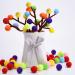 300pc 1 Assorted Pom Poms - Colorful Craft Balls for DIY Decor & Kids Projects - Buy Online on GoSupps.com