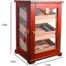 MOLVUS Cigar Box Cigar Cabinet-Cigar Humidifier Three-Layer Box Large Capacity Cigar Box Cigar Moisturizing Cabinet Decorative Box - Buy Online on GoSupps.com