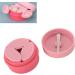 Silicone Cream Jars with Spoon Travel Silicone Makeup Container Refillable Empty Trinkets Pills Portable Proof for Outdoor Use (Pink) - Buy Online on GoSupps.com