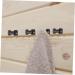 Gadpiparty 20 pcs Towels Bathroom Practical for Premium Metal Storage Mount Hooks Towel with Home Mounted 2.9X1.8CMx5pcs Blackx5pcs - Buy Online on GoSupps.com