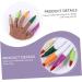 FRCOLOR 50 Pcs Fake Finger Cot Witch Fake Finger Nail Vampire Costume Nails Finger Nails for Halloween Martian Witch Fingers Halloween Party Costume Favors Fingernail Make up Plastic - Buy Online on GoSupps.com