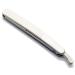 Barber Razors Straight Edge Folding Handle White with Blade