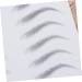 FOMIYES 6 Pcs 3d Eyebrow Stickers Water Proof Template Women's ze001x3pcs Blackx3pcs - Buy Online on GoSupps.com