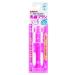 Japan Pigeon Baby Training Toothbrush Set Step 4 (For 16 Month+ and Up) Pink