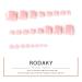 RODAKY 24PCS French Press On Toenails - Short Square Full Cover Glue On False Toe Nails for Women and Girls (Pink French) - Buy Online on GoSupps.com