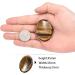 Nupuyai Green Aventurine & Tiger's Eye Oval Worry Stone Set - 2pcs Energy Crystal for Anxiety Relief - 45x35mm - Buy Online on GoSupps.com