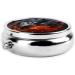 Portable Metal Pill Box - Wolf and Fire | Round 3-Compartment Design for Small Pills | Ideal for Travel | International Shipping Available - Buy Online on GoSupps.com