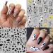 Women Stylish DIY 3D Slider Nail Art Decoration Manicure Tool Cow Butterfly-shape Pattern Nail Sticker(01) Style1 - Buy Online on GoSupps.com