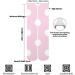 Girls' Novelty Calf Compression Crew Socks - White Polka Dots on Pink | Ideal for Outdoor Walking, Hiking, Yoga & Running | Durable Spandex Blend | Cozy & Warm - Buy Online on GoSupps.com