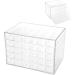 HURRISE Transparent Storage Box Empty Storage Box High Applicability Manicure Store Beauty Salon Woman for Home - Buy Online on GoSupps.com