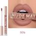 Allen Shaw Nude Matte Liquid Lipstick - Velvet Waterproof Lip Gloss Set for Women | Long Lasting Non-Stick Moisturizing Makeup Gift - Buy Online on GoSupps.com