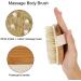 Exfoliating Body Brush for Dead Skin Removal and Blood Circulation - Double Sided Scrub with Shower Sponge for Deep Cleaning and Massage Detoxification - Buy Online on GoSupps.com