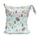 Colexy diaper bags diaper pocket Nasbagen wet and dry diaper bag Wetbag with double zipper waterproof washable Wetbag organizer for toddler diapers 30 x 36 cm lion pattern