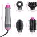 KOOVON 4-in-1 Hot Air Brush & Hair Dryer Set with Negative Ion Technology - Buy Online on GoSupps.com