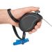 Ferplast Flippy One Dog Leash - Extendable Roller Leash for Small Dogs up to 8kg | 3m Cord with Locking Button - Black - Buy Online on GoSupps.com