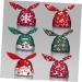 KOMBIUDA Christmas Pouches 100pcs Christmas Wrapping Bag Candy Bags Small Christmas Bags Festive Packing Bags Nougat 22.5x13.5x0.2cm Green - Buy Online on GoSupps.com