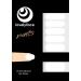 Monochrome LovelyFace Nail Wraps | Long-Lasting Nail Stickers & Non-Toxic Nail Foils - 16 Thin Self-Adhesive Designs (Snow) - Shop Internationally! - Buy Online on GoSupps.com