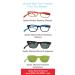 Long Arm Reading Glasses in Turquoise (+2.50) - Comfortable & Stylish | International Shipping Available - Buy Online on GoSupps.com