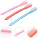 Minkissy 6 Pack Hard Bristle Adult Toothbrush - Premium Plastic Travel Toothbrush & Floss Set - Buy Online on GoSupps.com