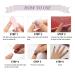 BABALAL Orange French Press Acrylic False Nails - Long Glossy Ballerina Coffin Nails for Women/Girls C03 - Buy Online on GoSupps.com