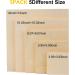 5-Piece Square Unfinished Wood Canvas Panel Boards for Painting and Home Decor - Buy Online on GoSupps.com