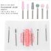 Stainless Steel Nail Drill Bit Set - 6Pcs Manicure Accessories for Nail Art - #5 - Buy Online on GoSupps.com