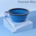 Buy 2-Pack Foldable Dog Travel Bowls - Portable Silicone Feeding Bowls for Pets | Blue & Green 350ml | Ideal for Water & Food with Carabiner Hook - Buy Online on GoSupps.com