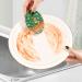 3-Pack Cleaning Kitchen Sponges Oval Reindeer Snowflake Green Kitchen Cellulose Dishwashing Wood Pulp Cotton - Buy Online on GoSupps.com