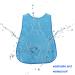 Yygmss Waterproof Silicone Bibs for Adults - Washable & Easy to Clean with Collection Container | Extra Long Blue Design - Buy Online on GoSupps.com