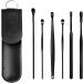Aoyuexi 6 Pcs Ear Wax Removal Set - Stainless Steel Earwax Remover Kit with Storage Bag for Adults & Kids - Buy Online on GoSupps.com
