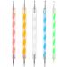 QWORK Dotting Pen Set - 10 Piece Nail Art Tools for Marbleizing & Embossed Patterns - Buy Online on GoSupps.com