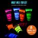 Buy Bowitzki UV-Neon Body Color Set - 8x10ml Fluorescent Face Paint for Festivals | Glow in the Dark Makeup - Buy Online on GoSupps.com