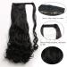 Vibrant 22 Corn Wavy Long Ponytail Synthetic Wig - Brown Clip Hair Extension | Shop Now! - Buy Online on GoSupps.com