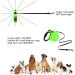 Philorn 5m Reflective Retractable Dog Leash for Medium & Large Dogs | Flexible One-Button Block | Non-Slip Handle | Up to 50kg - Green - Buy Online on GoSupps.com