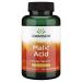 Swanson Malic Acid - Natural Supplement Promoting Cellular Energy Production - Formula to Help Nourish & Energizes Muscles - (100 Veggie Capsules 600mg Each)