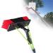 3-12M Photovoltaic Panel Cleaning Tool Extendable Cleaner Conservatory Roof Window Glass Wall Photovoltaic Panel Cleaning Extendable Cleaner for Trucks Windows Washing 4M Rod 50Cm Brush He